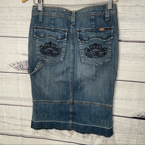 Candies Vintage denim MIDI skirt 1 - Picture 14 of 14